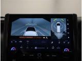 パノラミックビューモニター 車両上空より写したような画像をモニターに表示☆車庫入れや、幅寄せなどに大変便利な機能です。