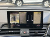 サラウンドビューカメラ装備 車両の4つのカメラから得た映像を合成し、上空から眺めているような映像をモニターに映し出します。車両周辺の歩行者や障害物などの発見に役立ちます。