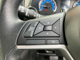 オーデイオやナビのコントロールができるスイッチ、運転中は手を放さず手元で操作可能なんです!