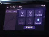 CD・DVD(再生機能)・ブルートゥース等を使用することができます。