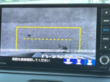 カラービジョンとガイド線で見やすい視点切替式のバックモニター。