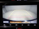 バックモニター装着車は後退時の強い味方です♪車庫入れや縦列駐車の際、後退操作の参考になるガイドラインをナビ画面に表示します。