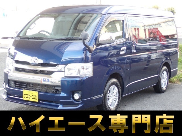 ハイエース 2.7 GL ロング ミドルルーフ 4WD モデリスタエアロ ナビ 地デジ