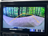 【バックカメラ】駐車時に後方がリアルタイム映像で確認できます。大型商業施設や立体駐車場での駐車時や、夜間のバック時に大活躍!運転スキルに関わらず、今や必須となった装備のひとつです!