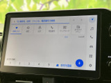 目的地や住所などを検索できるナビ画面で、登録地点や履歴にもアクセスしやすい表示です。行き先を設定する際に使いやすく、毎日の移動や初めての場所へのお出かけをサポートします。