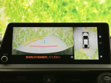 後方の映像に加え、車両を上から見た周囲の表示も確認できる画面です。駐車時に周辺との距離を確かめる目安として活用でき、切り返しや車庫入れをサポートします。