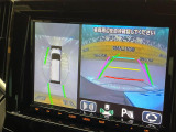 【全方位モニター用カメラ】専用のカメラにより、上から見下ろしたような視点で360度クルマの周囲を確認することができます☆死角部分も確認しやすく、狭い場所での切り返しや駐車もスムーズに行えます。