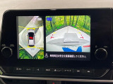 【アラウンドビューモニター】専用のカメラにより、上から見下ろしたような視点で360度クルマの周囲を確認することができます☆死角部分も確認しやすく、狭い場所での切り返しや駐車もスムーズに行えます。