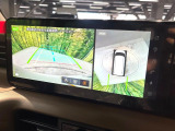 【アラウンドビューモニター】専用のカメラにより、上から見下ろしたような視点で360度クルマの周囲を確認することができます☆死角部分も確認しやすく、狭い場所での切り返しや駐車もスムーズに行えます。