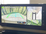 【マルチアラウンドモニター】専用のカメラにより、上から見下ろしたような視点で360度クルマの周囲を確認することができます☆死角部分も確認しやすく、狭い場所での切り返しや駐車もスムーズに行えます。