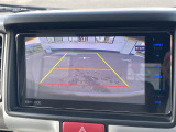 【 バックカメラ 】駐車が苦手な方でも映像で後方の安全確認もしっかり♪見えない死角の部分や距離感などモニター確認することが可能です!//