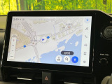 【10.5インチナビ】高級感とインパクトのある大画面ナビを装備。各種オーディオ操作はもちろん、スマホ連携もできる利便性の高いナビです♪