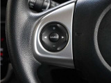 ハンドルにオーディオ操作用スイッチを備え、手を放さずに操作可能。安全性と利便性を両立しています。