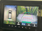 【全方位モニター用カメラ】専用のカメラにより、上から見下ろしたような視点で360度クルマの周囲を確認することができます☆死角部分も確認しやすく、狭い場所での切り返しや駐車もスムーズに行えます。