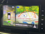 【アラウンドビューモニター】専用のカメラにより、上から見下ろしたような視点で360度クルマの周囲を確認することができます☆死角部分も確認しやすく、狭い場所での切り返しや駐車もスムーズに行えます。