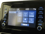オーディオソース選択画面です。Bluetoothオーディオをご利用いただけます。