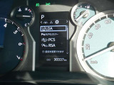 車線逸脱警報などの機能がメーターで操作できます。