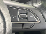 【クルーズコントロール】高速道路もラクラク走行。アクセルを離しても一定速度で走行ができ、長距離運転時の負担を軽減!加速・減速も簡単なスイッチ操作で調整できます。