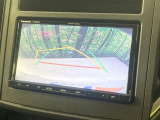 【バックカメラ】駐車時に後方がリアルタイム映像で確認できます。大型商業施設や立体駐車場での駐車時や、夜間のバック時に大活躍!運転スキルに関わらず、今や必須となった装備のひとつです!