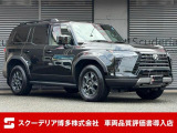 R8 LEXUS GX550 オーバートレイル+ ボディカラー:グラファイトブラックガラスフレーク マークレビンソン・クールボックス・デジタルインナーミラー・ガラスサンルーフ・おくだけ充電・ワンオーナー・禁煙車
