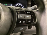 ハンドルにHondaセンシング系のクルーズコントロールやレーンキープアシストなどのスイッチが装備されています。ハンドルから手を離さず安全に操作できます。