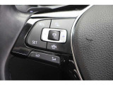 【ステアリング左側】ACCなどの運転支援の操作のスイッチ類です。ACCは高速道路などで前に走る車との距離を保ちながら追従走行する運転支援システムです。