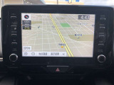トヨタ純正メモリーナビ装着車。 大型画面で見やすく使いやすいですよ。 トヨタ純正ならではの、シンプル・カンタン操作です。