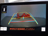 バックガイドモニターを装備しています、車庫入れもラクラクです。
