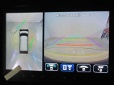 パノラミックビューモニター付きです。車両を上から見たような映像をディスプレイオーディオ画面に表示。運転席からの目視だけでは見にくい、車両周辺の状況をリアルタイムでしっかり確認できます。