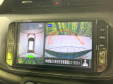 【アラウンドビューモニター】専用のカメラにより、上から見下ろしたような視点で360度クルマの周囲を確認することができます☆死角部分も確認しやすく、狭い場所での切り返しや駐車もスムーズに行えます。