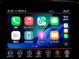 Apple CarPlay、Android Auto 対応。スマホを接続するとタッチスクリーン上でマップ、通話、メッセージ、ミュージックなどのアプリをスマホ同様に操作できるミラースクリーン機能搭載