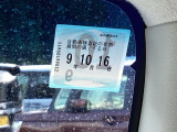 次回の車検日になります。こちらのステッカーをご確認ください。
