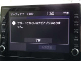ディスプレイオーディオを装備しています。スマホと連動させると音楽やアプリを楽しむことができます。
