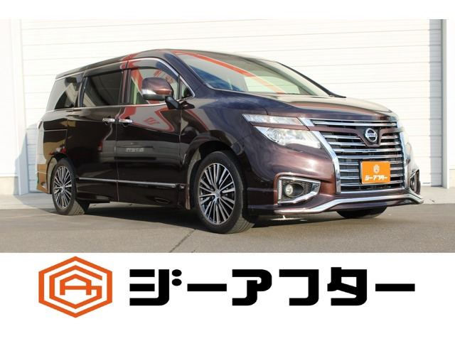 エルグランド 2.5 250ハイウェイスター プレミアム 4WD 禁煙車 アルパイン8インチナビ