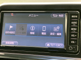目的地設定や電話、各種設定などを画面から選べるメニューを備えています。項目がまとまって表示され、必要な機能を見つけやすい構成です。