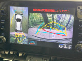 【パノラミックビューモニター】専用のカメラにより、上から見下ろしたような視点で360度クルマの周囲を確認することができます☆死角部分も確認しやすく、狭い場所での切り返しや駐車もスムーズに行えます。