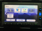 AUDIOの画面の2ページ目です。BluetoothAUDIOやUSBの表示があります。