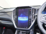 大型かつ高精細のディスプレイにナビをはじめ、車両やエアコンの設定、SUBARU STARLINK、ラジオやTVなど様々な機能を内蔵しています!音楽はUSBまたはBT接続したオーディオプレーヤーなどを再生可能です!!