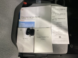 取扱説明書やメンテナンスノートもそろっています。スペアキーもそろっているので家族と共有することができ、紛失・破損した際も迅速な対応ができるので安心です。