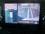 アラウンドビューモニター。空の上から見下ろすような視点でスムース駐車。