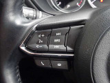 【ステアリングスイッチ】ステアリングスイッチは運転姿勢や視線を崩さずに操作が可能です。左側にはオーディオ類があります。