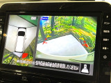 【アラウンドビューモニター】専用のカメラにより、上から見下ろしたような視点で360度クルマの周囲を確認することができます☆死角部分も確認しやすく、狭い場所での切り返しや駐車もスムーズに行えます。