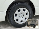 タイヤサイズは195/80R15!納車前の点検時にタイヤ交換させていただきます!スペアタイヤ装着車!