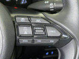 ステアリングスイッチ付き。前方から目を離すことなく操作することが可能です。