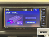 ナビ画面連動ETC付きです。高速道路料金所での小銭の出し入れや雨天時における窓の開け閉めなどの煩わしさが解消できます。料金所の通過もスムーズで快適ですよ。☆使用履歴表示や音声案内もしてくれます☆
