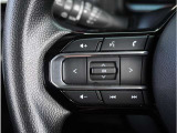 【ステアリングスイッチ】運転中、前方から目線をそらすことなく、オーディオ等の操作が可能な便利機能。安心&快適ドライブにはマストな装備。