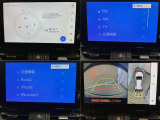 ナビ、メニュー画面、パノラミックビューモニターの画像です。