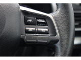 ステアリング右手側にはアイサイトなどの操作スイッチが内蔵されています 運転しやすい設定です