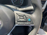 プロパイロット装備(運転支援システム)です。高速で前を走るクルマとの車間距離を維持するのでアクセル・ブレーキ・ハンドル操作をアシストします。