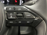前方の車との車間を設定し、スピードを上げたり緩めたりを自動で行ってくれる追尾式の「レーダークルーズ」。上級装備の一つです!高級車にしかつかない嬉しい機能です。